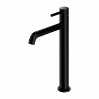 Mezclador de lavabo Omnires Y negro, alto (Y1212BL)