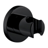 Soporte de ducha Omnires negro 6 cm (8873ABL)