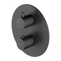concealed bath and shower mixer with thermostat Omnires Y graphite (Y1236ROGR)