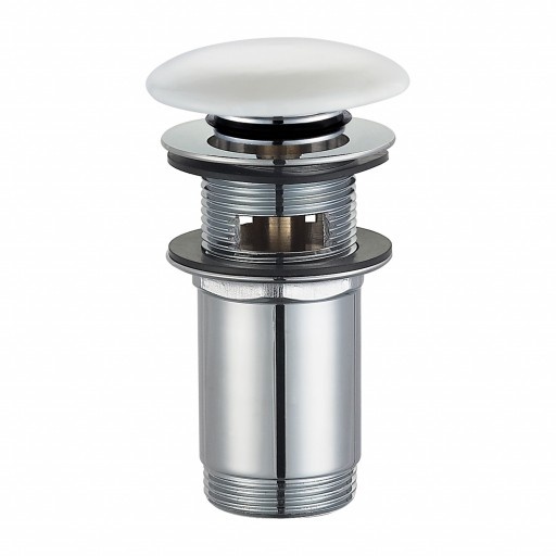Omnires click-clack white bottom valve (A706BP)