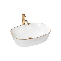 washbasin Rea Sol 38,5x50 white (REA-U8605)