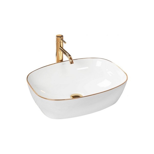 Lavabo Rea Sol 38,5x50 blanco (REA-U8605)