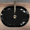 washbasin Rea Nadia 50x38 black stone (REA-U9240)