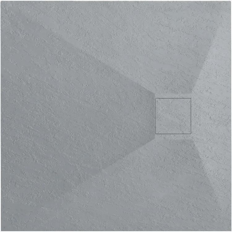 поддон Rea Magnum 90x90 квадратный, серый (REA-K4106)