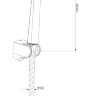 shower set Omnires Yosemite spot gold (YOSEMITE-PGL)