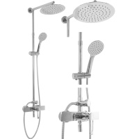 Sistema de ducha Rea Aldi cromado (REA-P8801)