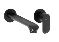 Mezclador de lavabo empotrado Rea Hyper negro (REA-B2061)