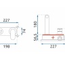 concealed washbasin mixer Rea Hyper black (REA-B2061)