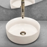 washbasin Rea Sami 36x36 ecru shiny (REA-U4590)