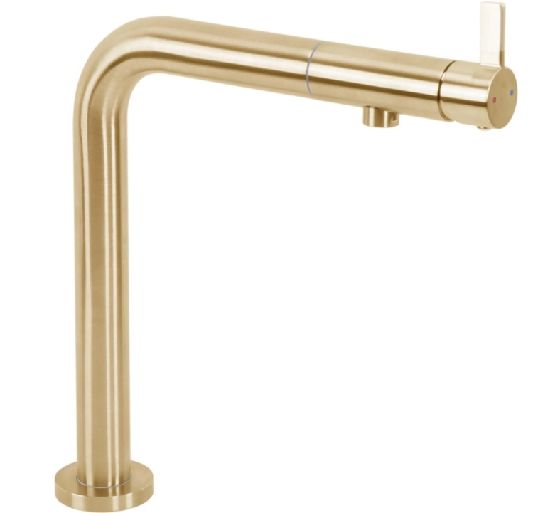 Grifo monomando de cocina Rea Cole dorado (REA-B2720)