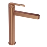 смеситель для умывальника Rea Grace high brushed copper (REA-B8941)