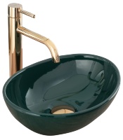 Lavabo Rea Sofia 34,5x41 mini verde (REA-U0961)