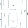 Lavabo Rea Daria 38x44 mármol (REA-U6678)