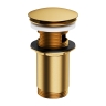 Omnires click-clack brushed gold bottom valve (A706GLB)