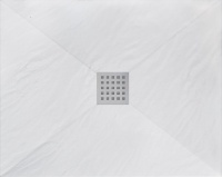 Bandeja Rea Rock 90x120 rectangular blanca (REA-K5582)