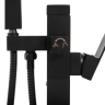 Mezclador de baño Rea Tery de pie, negro (REA-B5304)