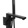 Mezclador de baño Rea Tery de pie, negro (REA-B5304)