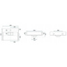 washbasin Rea Goya 37x60 white (REA-U6534)