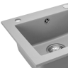 Fregadero de cocina Rea West 48,5x44 gris (ZLE-00122) + sifón