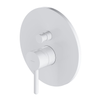 concealed bath and shower mixer Omnires Y white matt (Y1235WM)
