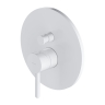 Mezclador empotrado para baño y ducha Omnires Y blanco mate (Y1235WM)