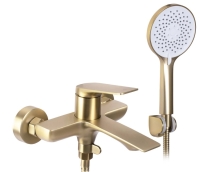 Mezclador de baño Rea Avalon dorado cepillado (REA-B2707)