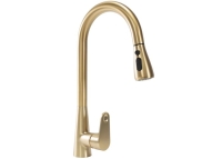 Grifo de cocina Rea con cepillo dorado suave (REA-B4803)
