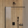 concealed bath and shower mixer Omnires Parma black mat (PM7436BL)