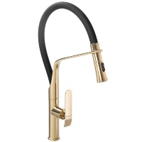Grifo monomando de cocina Rea Castor negro (REA-B6936)