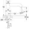 Omnires Y Brushed Copper Washbasin Mixer (Y1210NCPB)