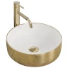 washbasin Rea Sami 36x36 gold/white (REA-U1801)