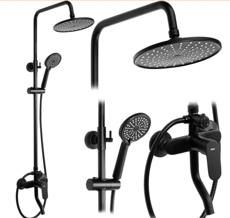 shower system Rea Salton black (REA-P2409)