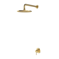 Omnires Y brushed brass concealed shower system (SYSY36BSB)