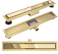 трап линейный Rea Neox 500 мм gold (REA-G2560)