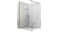 Mampara de ducha Rea Aero 110x195 dorada (REA-K8441)