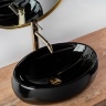 Lavabo Rea Linda 34x48,5 negro (REA-U8523)