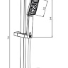 shower set Omnires Jimjim graphite (JIMJIM-SGR)