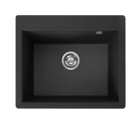 Fregadero de cocina Rea Lin 50x60 negro (ZLE-00129) + sifón