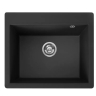 Fregadero de cocina Rea Lin 50x60 negro (ZLE-00129) + sifón