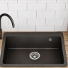 Fregadero de cocina Rea Lin 50x60 negro (ZLE-00129) + sifón