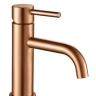 Mezclador de lavabo Rea Lungo con cepillo de cobre (REA-B1112)