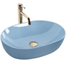 washbasin Rea Lisa 49x35 blue shiny (REA-U6620)