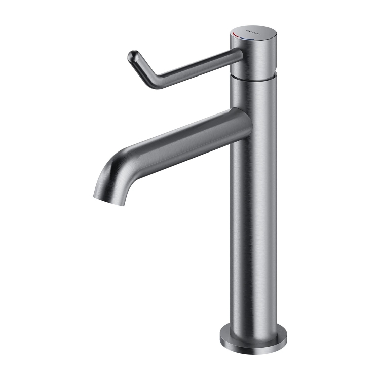 смеситель для умывальника Omnires Y 23 cm brushed nickel (Y1212CID-NI)