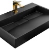 Lavabo Rea Goya 45,5x100 negro (REA-U8666)