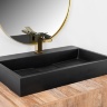 Lavabo Rea Goya 45,5x100 negro (REA-U8666)