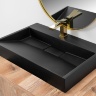 Lavabo Rea Goya 45,5x100 negro (REA-U8666)