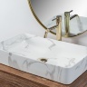 Lavabo Rea Denis 61,5x35 mármol brillante (REA-U5896)
