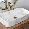 Lavabo Rea Denis 61,5x35 mármol brillante (REA-U5896)