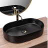 Lavabo Rea Nadia 61x38,5 negro mate (REA-U1062)