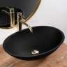 Lavabo Rea Della 37,5x51,5 negro mate (REA-U0274)
